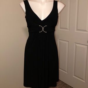 Little Black Dress with elegant rhinestones
